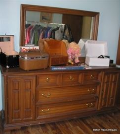 Dresser with mirror