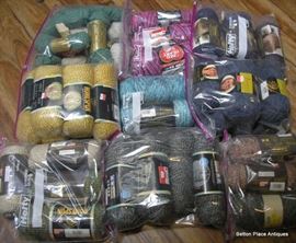 Lots of knitting wool