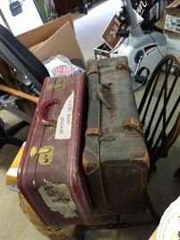 Lots Of Vintage Luggage