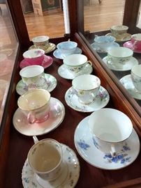 Large Antique Cup & Saucer Collection
