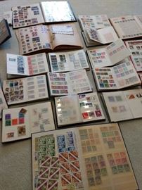 Just Some Of The Large Vintage Stamp Collection