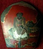 Chinese Shield with Diety