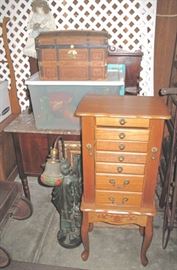 Modern jewelry cabinet.