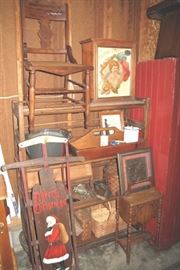 In the background I thought was a bakers rack but owner says it is a shoe display rack.