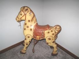 MOBO articulated kiddie horse, motion activated. Hard to find anymore.