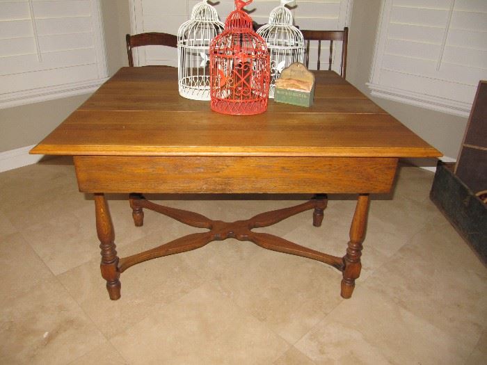 Antique English farm table