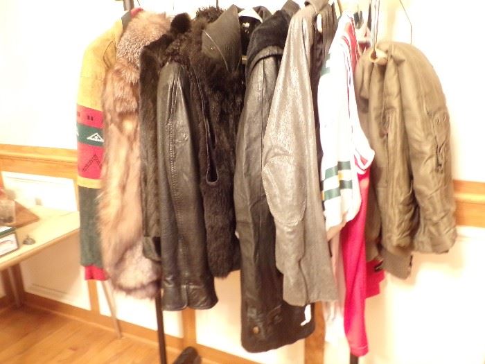 Silver Fox Fur, Leather Jackets and Air Force Pilot Pants