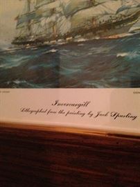 "Invercargill" by Jack Spurling  (It was an emigrant ship  off Fairoa Head, New Zealand.)