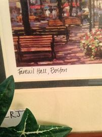 Faneuil Hall is located near the waterfront and is today's Government Center, in Boston, Massachusetts; it has been a marketplace and a meeting hall since 1743. 