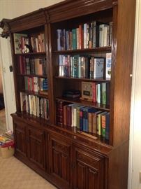 Double  bookshelves