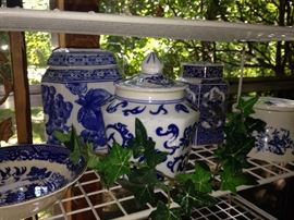 Blue & white selections