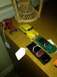 Vintage toy cars