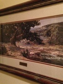 "Blanco River Blues" by artist Victor Armstrong, an Austin, Texas artist