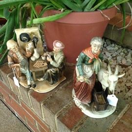 Two of several Ardco figurines