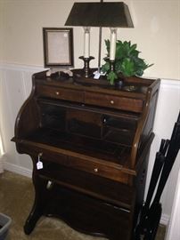 Small roll top desk