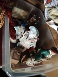 Ceramic and porcelain figurines