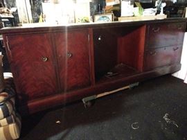 Long credenza/ stand for a big TV