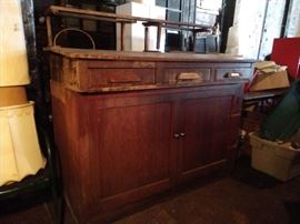 Antique jewelers worktable