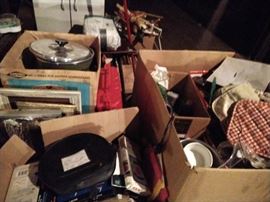 Books, kitchen stuff