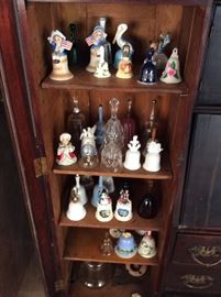Large selection of ceramic bells