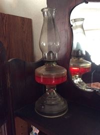 Vintage oil lamp