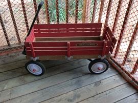 Vintage wooden wagon