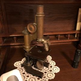 Bausch & Lomb Antique Microscope 
