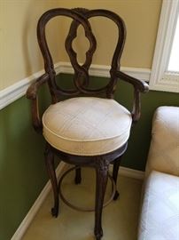 Pair of Wood Barstools