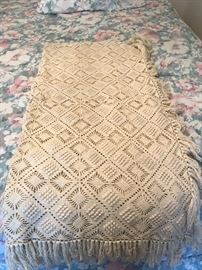 HAND MADE CROCHET THROW