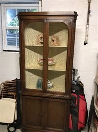 VINTAGE CORNER CABINET