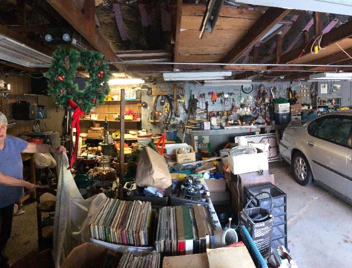 filled garage