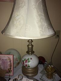Available pair re-furbished vintage lamps