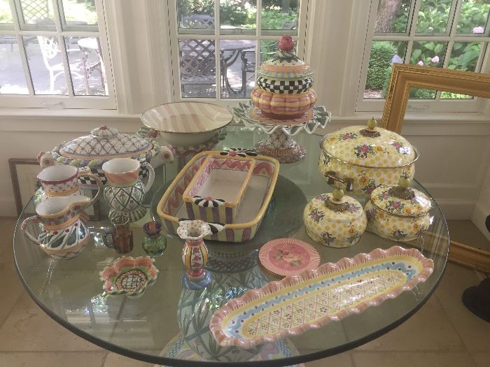 McKenzie Childs houseware - extensive collection