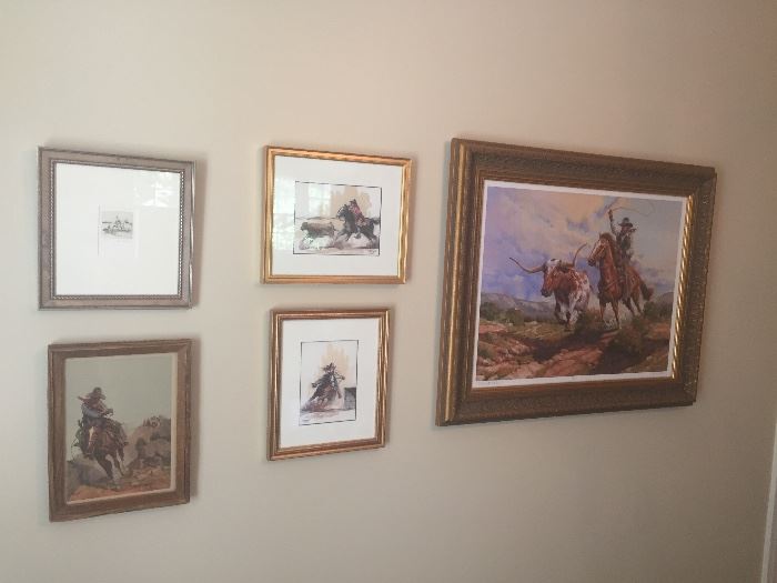 Western Artwork - framed
