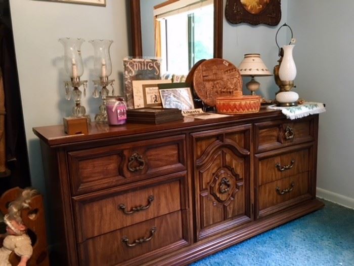 Retro Dresser with Mirror; there's also a matching Chest of Drawers