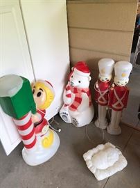 Blow Mold Christmas Decor