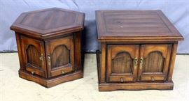 Matching Square and Hexagonal Cabinets, 26" x 20" 26" and 24" x 20" x 24"