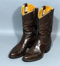 Women's Nocona Boots Vintage Style 4761 Leather Cowboy Western Boots, Size 9D