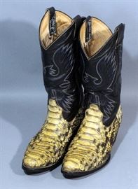 Men's Samy Boots Style 24 Cowboy Western Boots, Size 8