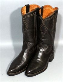 Men's Texas Boot Co Style 8911 Buffalo Hide Cowboy Western Boots, Size 8.5D