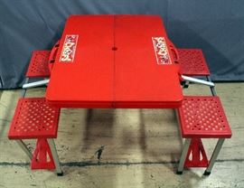 Kansas City KC Chiefs Folding Picnic Table