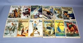 1939 Youth's Companion Combined with American Boy Magazines, Qty 12, January - December