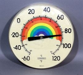 Springfield Rainbow Thermometer, 12"Dia