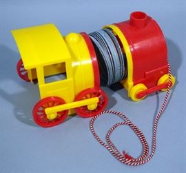 James No. 200 Original Slinky Train Pull Toy with Original Box