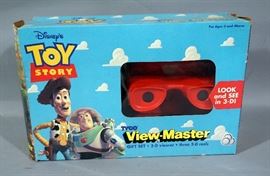 1995 Disney Toy Story Tyco View-Master Gift Set with 3D Viewer and 3D Reels with Box