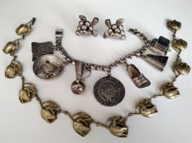 Sterling and base metal jewelry