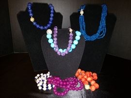 Beaded necklaces