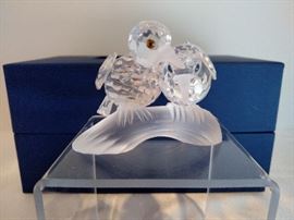 Swarovski "Turtledoves" 1989, quantity of two