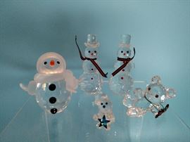 Five Swarovski Christmas