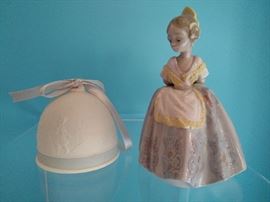 Lladro "Pepita" and bell